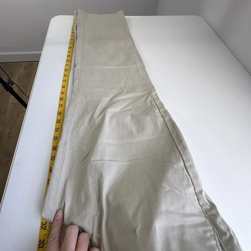 Lee Mens X-treme Comfort Chino Pants Size 34x32 Beige Cotton Blend Stretch - Picture 12 of 14